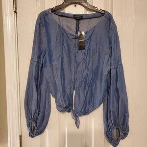 NWT Bebe Denim Shirt